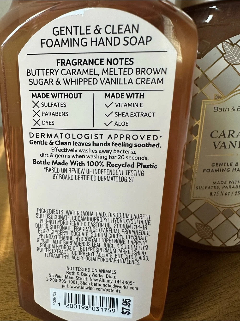 X3 Bath & Body Works Caramel Vanilla Foaming Hand Soaps NEW
